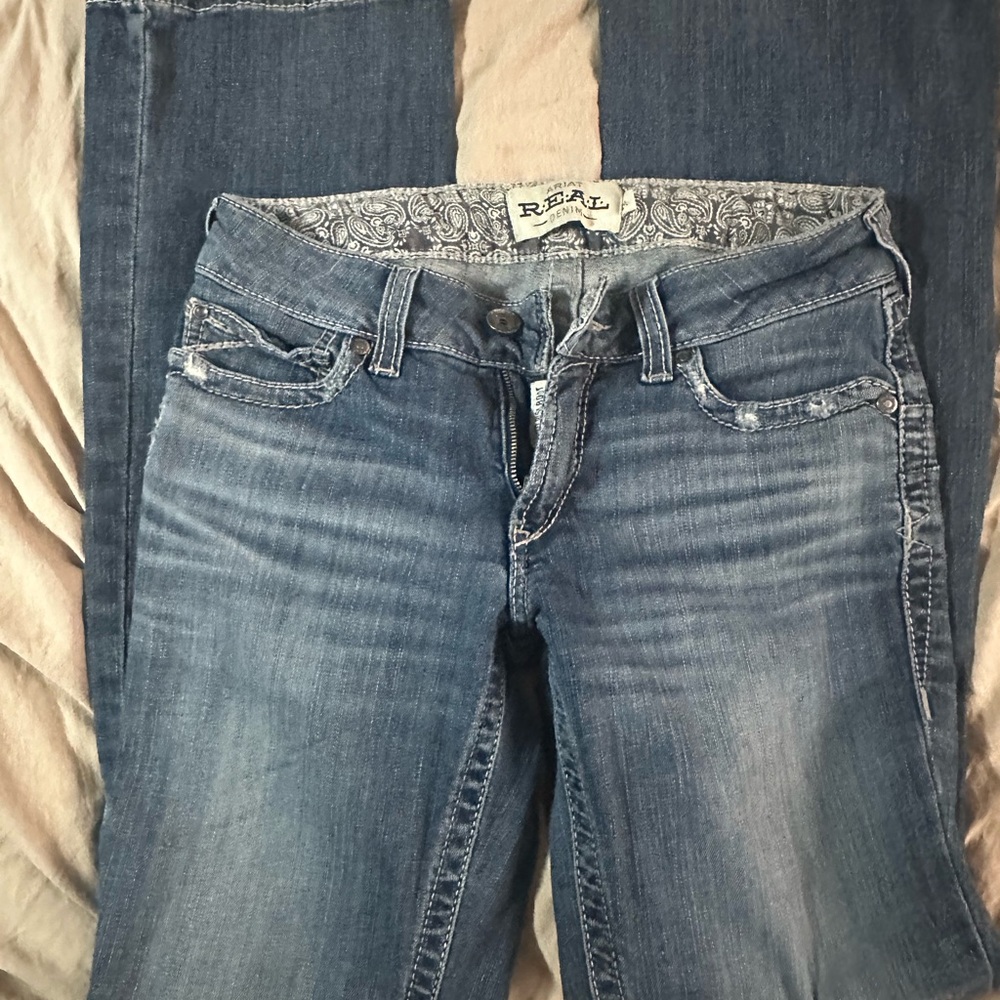 Ariat Blue Boot Cut Jeans with Classic Denim Style